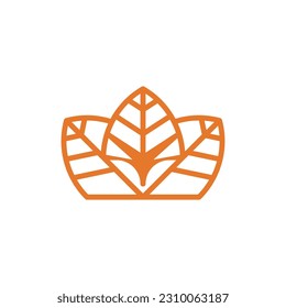 Fox Leaf Logo Design. Fox Nature, Fox Leaf Logo Vector Illustration Stock Vector