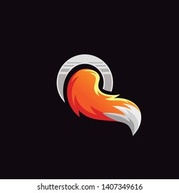 fox letter O logo design ready to use