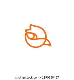 fox line logo icon designs vector