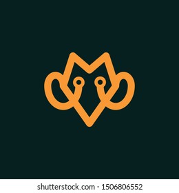 Fox Line Network Creative Modern Logo