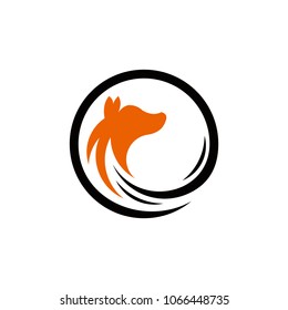 fox logo, animal logo