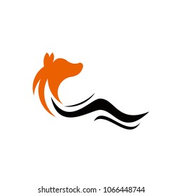 fox logo, animal logo