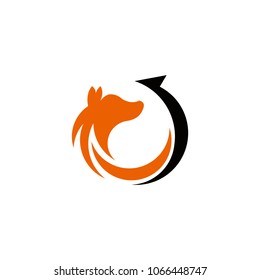 fox logo, animal logo