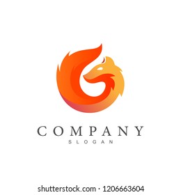 fox logo , application icon, predator logo, fox and circle