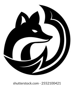 fox logo creative and original for your business or company logotype vector illustration isolated on white background