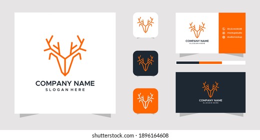 Fox logo design and business card