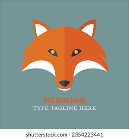 fox logo design by illustrator, fox unique logo design, fox an animal logo make