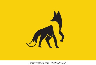 fox logo design. EPS 10