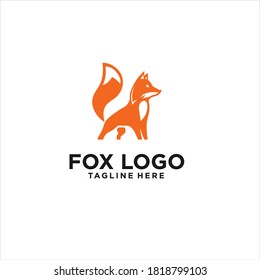 fox logo design icon