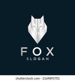 Plantilla de icono de diseño del logotipo de Fox