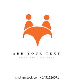 Fox logo design & illustration vector art