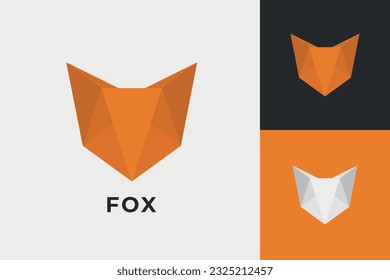 Fox logo design, Fox logotype, Fox emblem, Wild animal element, Minimalistic, Minimal, Simple