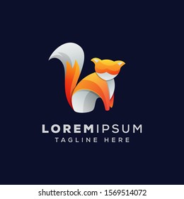fox logo design premium vector for your brand