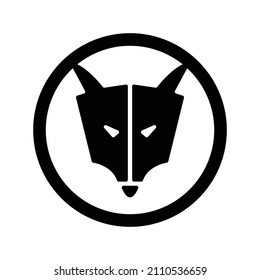 Diseño del logo de Fox. Diseño sencillo de logotipo animal. Adecuado para logotipos de organización y empresa.
