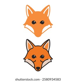 Fox Logo design, Fox sport logo vector , Fox head illustration vector drawing, Mascot Brave Fox Logo design any kind of graphic work, using the concept of a Fox's head, Esport game logo icon