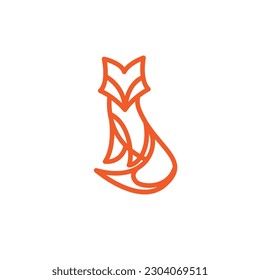 Fox logo design suitable for multipurpose brand industry