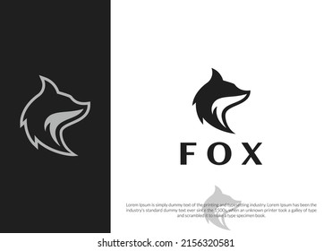 Fuchs Logo Design. Logo-Vorlage