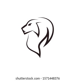Fox logo design template inspiration, Fox line art vector illustration. Line art Fox head logo vector icon illustration template