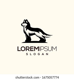 fox logo design vector abstract illustrator modern