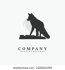 fox logo design vector illustration