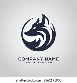 Imagen vectorial de diseño del logotipo de Fox