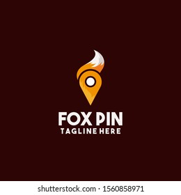 Fox Logo Design Vector Template