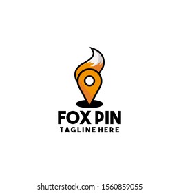 Fox Logo Design Vector Template