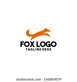 Fox Logo Design Vector Template