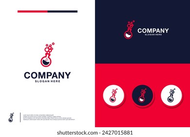 fox logo design vector template