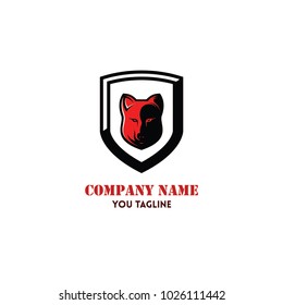 FOX LOGO EDITABLE COLOR
