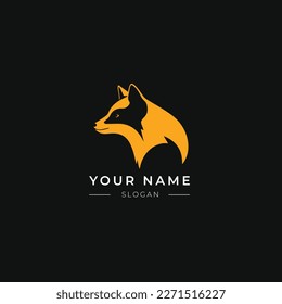 The Fox logo features a clean and sleek minimalist design, depicting a modern vector image of the animal