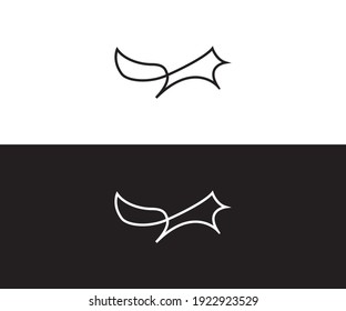 fox logo hipster vintage retro vector icon illustration