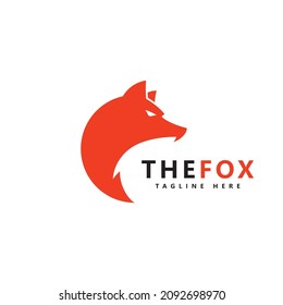 Fox logo icon design vector template