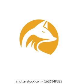 Fox Logo icon Vector Design Template element.