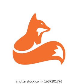 Fox Logo icon Vector Design Template.