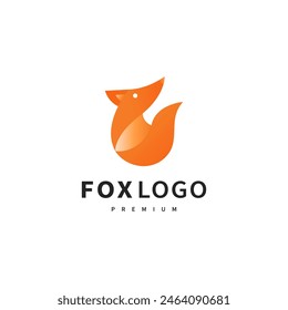 fox logo icon vector logo design illustration