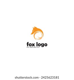 fox logo icon vector template