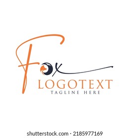 Fox logo ideas design template image