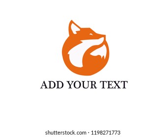Fox logo illustration vector art