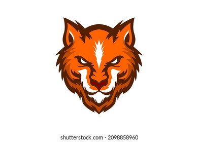 fox logo illustration vector drawing