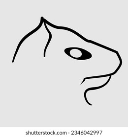 FOX LOGO WITH IRRECT VECTOR SHAPE