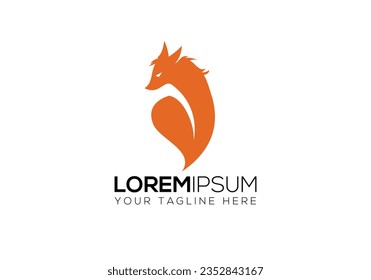 logotipo de zorro, hoja de zorro, foxy, fenny