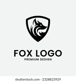 fox logo line art design logo illustration icon