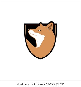 Fox logo mascot emblem.Modern icons for logo design