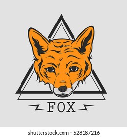 Fox logo mascot illustration