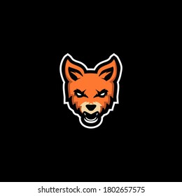Fox logo mascot vector illustration. modern icons for logos and emblem