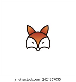 fox logo, minimal fox logo, studio logo, unique , fox logo design, creartive