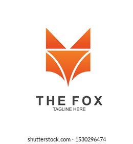 Fox logo with modern concept. Vector icon fox design