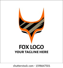 Fox logo with racer glasses