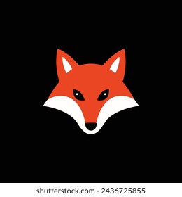 fox logo sign and symbol vector design 